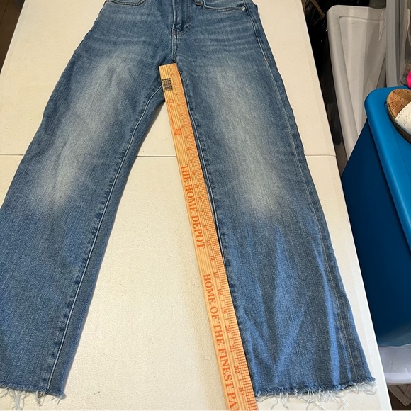 Frame Le High Straight Jeans Wavey Modern Chew Size 24 R1 - Picture 7 of 9